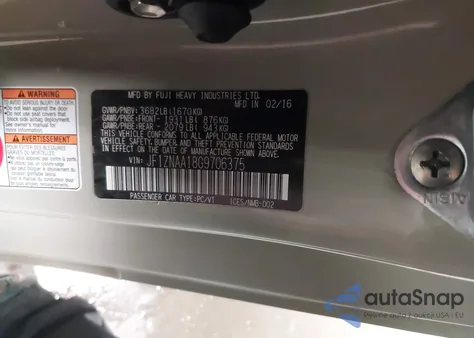 2016 Scion Fr-S Release Series 2.0 из США, поврежденный, VIN JF1ZNAA18G9706375